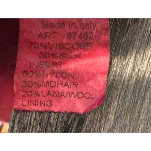 Lola Made in Italy Pink Boho Bohemian Long Bell Sleeve Peasant Dress - Size M/L - Picture 7 of 7